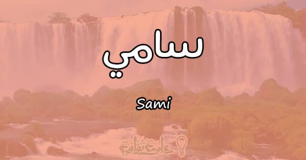 معنى اسم سامي