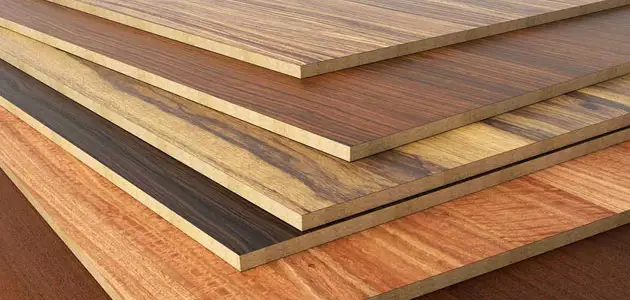 أنواع الخشب الصناعي