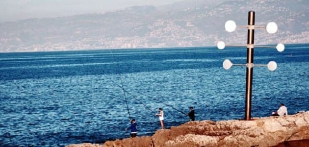 طرق واماكن صيد السمك في لبنان