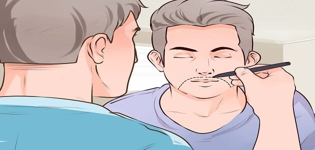 علاج الحبوب حول الفم والذقن