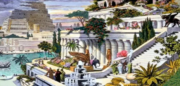 معلومات عن ملك بابلي و بناء الحدائق المعلقة
