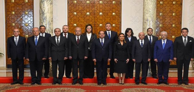 أسماء وزراء مصر