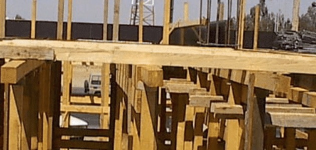الشدة الخشبية للسقف بالتفصيل