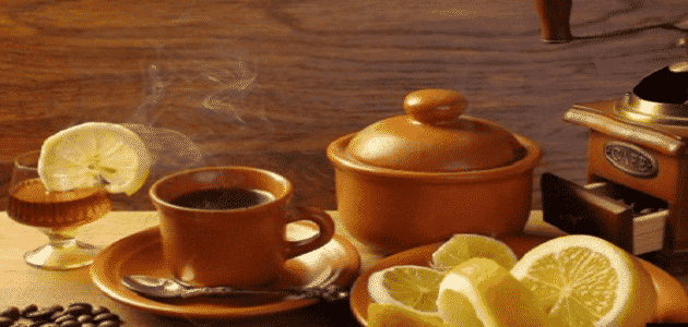 فوائد شرب القهوة العربي بالليمون