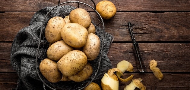 طريقة تخزين حبات البطاطس المتضررة