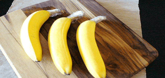 طريقة تخزين الموز بالفريزر