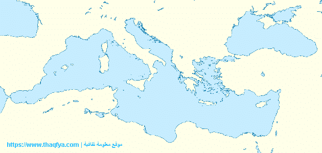 عمق البحر المتوسط؟