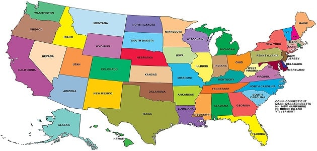 اكبر ولاية في امريكا من حيث السكان؟