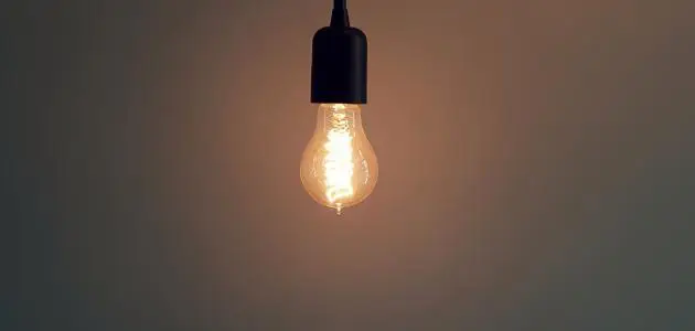 مكونات المصباح الكهربائي ودورها