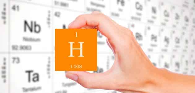 رمز الهيدروجين في الجدول الدوري