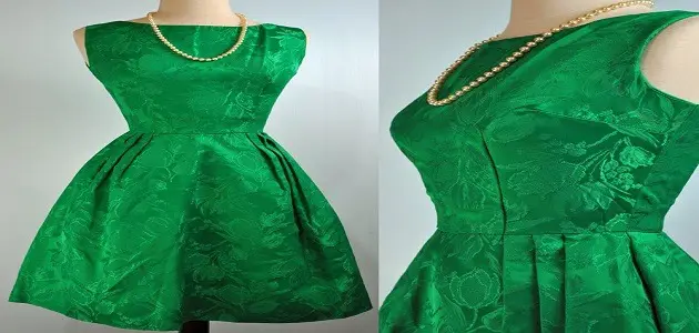 فستان أخضر غامق في المنام