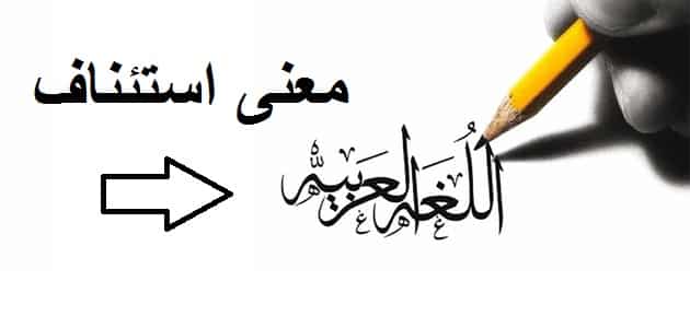 معنى كلمة استئناف في اللغة العربية