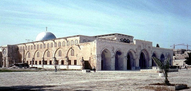 اسم أحد أهم مباني المسجد الأقصى له قبة رصاصية