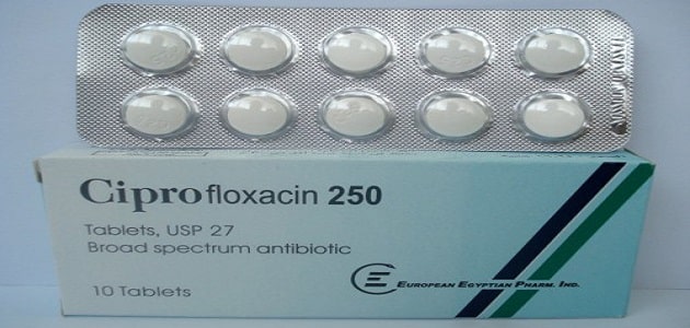 دواعي استعمال دواء سيبروفلوكساسين وآثاره الجانبية