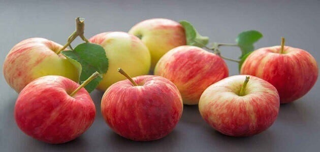 كم عدد السعرات الحرارية في التفاح البلدي ؟