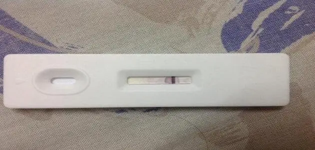 تحليل الحمل المنزلي خط واضح وخط شفاف