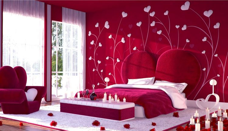 غرف نوم رومانسية للعرسان