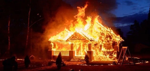 تفسير حلم الحريق في بيت الأقارب