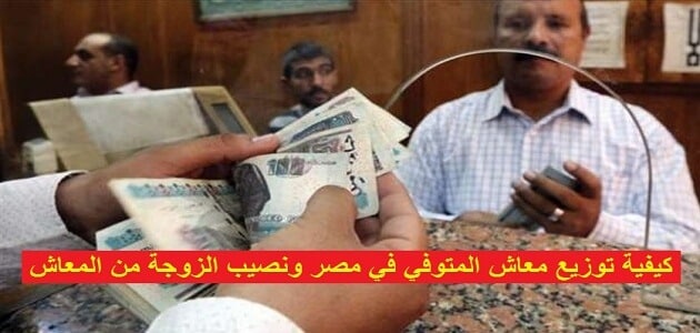 كيفية توزيع معاش المتوفى في مصر