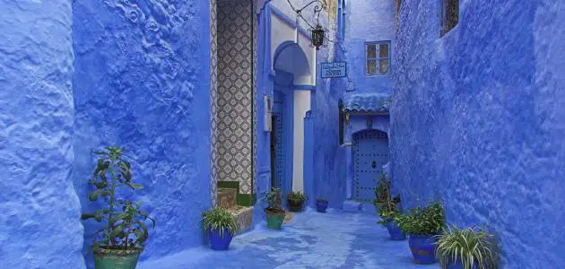 المدينة الزرقاء في المغرب