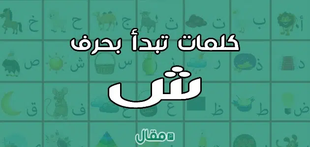كلمات بحرف الشين ش