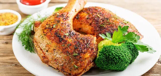 كم جرام بروتين في ورك الدجاج