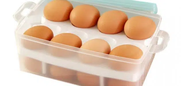مدة حفظ البيض في الثلاجة