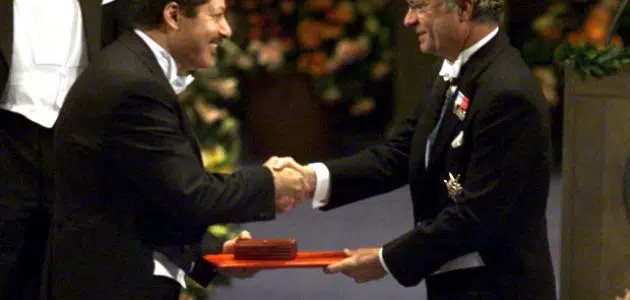 أحمد زويل وجائزة نوبل