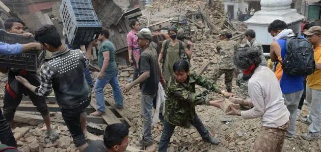 قوة زلزال نيبال