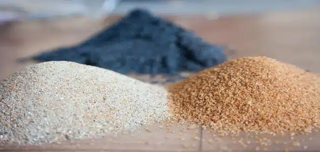 أنواع الرمال